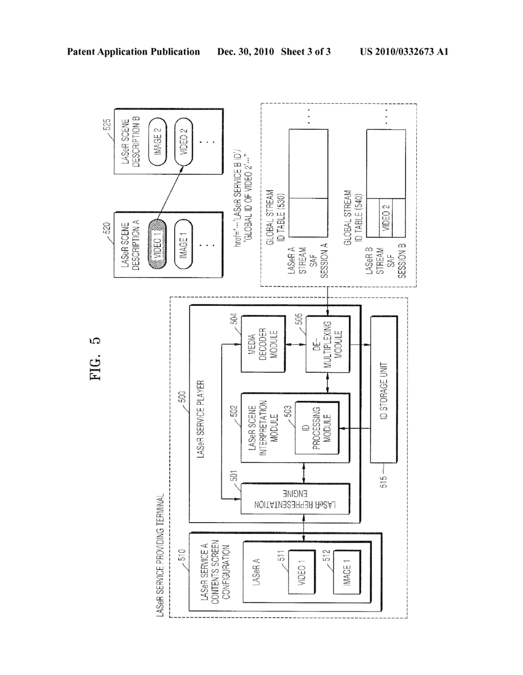 METHOD AND APPARATUS OF REFERRING TO STREAM INCLUDED IN OTHER SAF SESSION FOR LASER SERVICE AND APPARATUS FOR PROVIDING LASER SERVICE - diagram, schematic, and image 04
