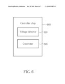 STORAGE CONTROL DEVICE HAVING CONTROLLER OPERATED ACCORDING TO DETECTION SIGNAL DERIVED FROM MONITORING POWER SIGNAL AND RELATED METHOD THEREOF diagram and image