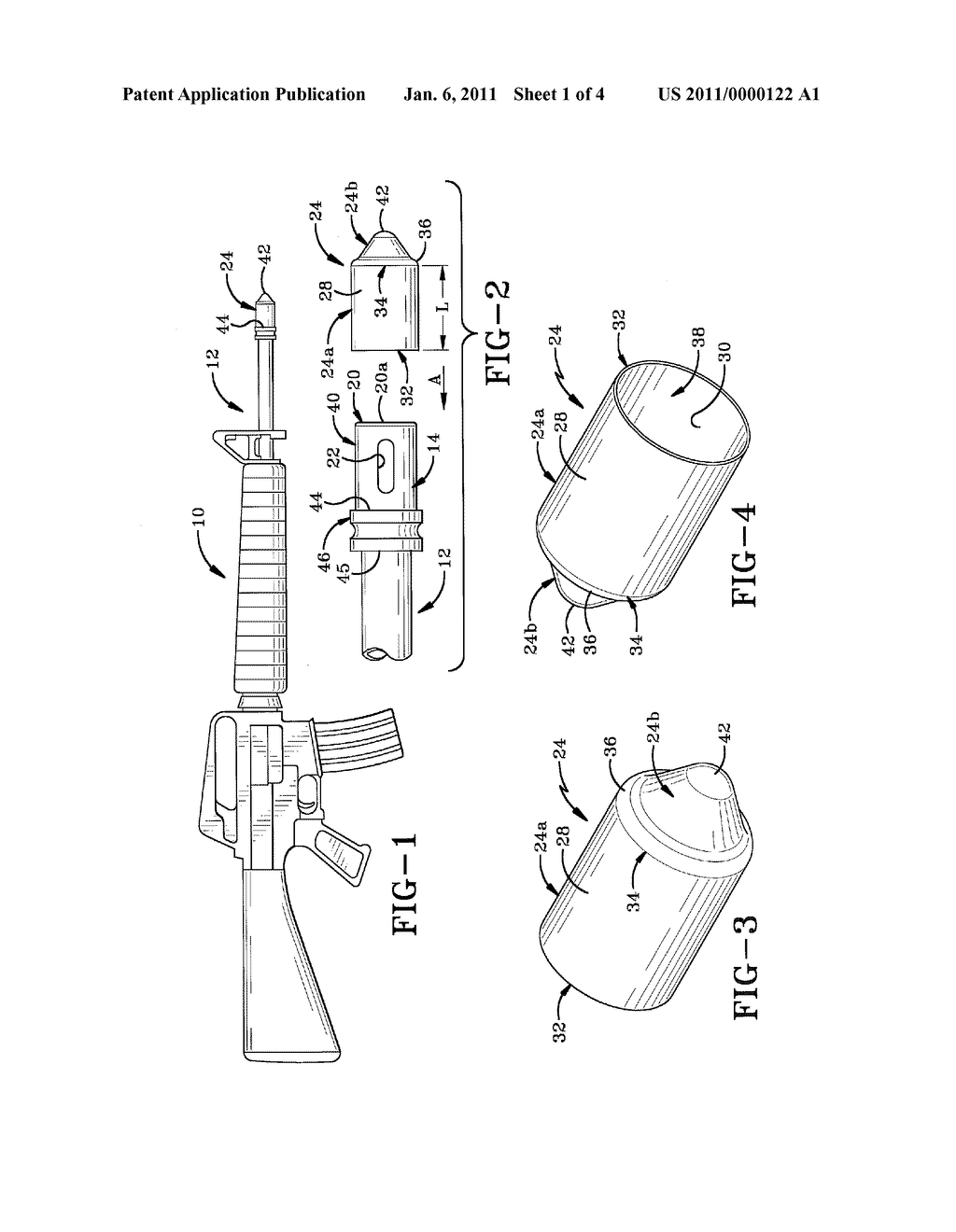 DEVICE FOR PREVENTING DUST AND MOISTURE FROM ENTERING A FIREARM BARREL - diagram, schematic, and image 02