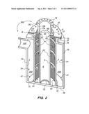 Removable vertical foam media insert system for pollutant stream remediation reactors diagram and image