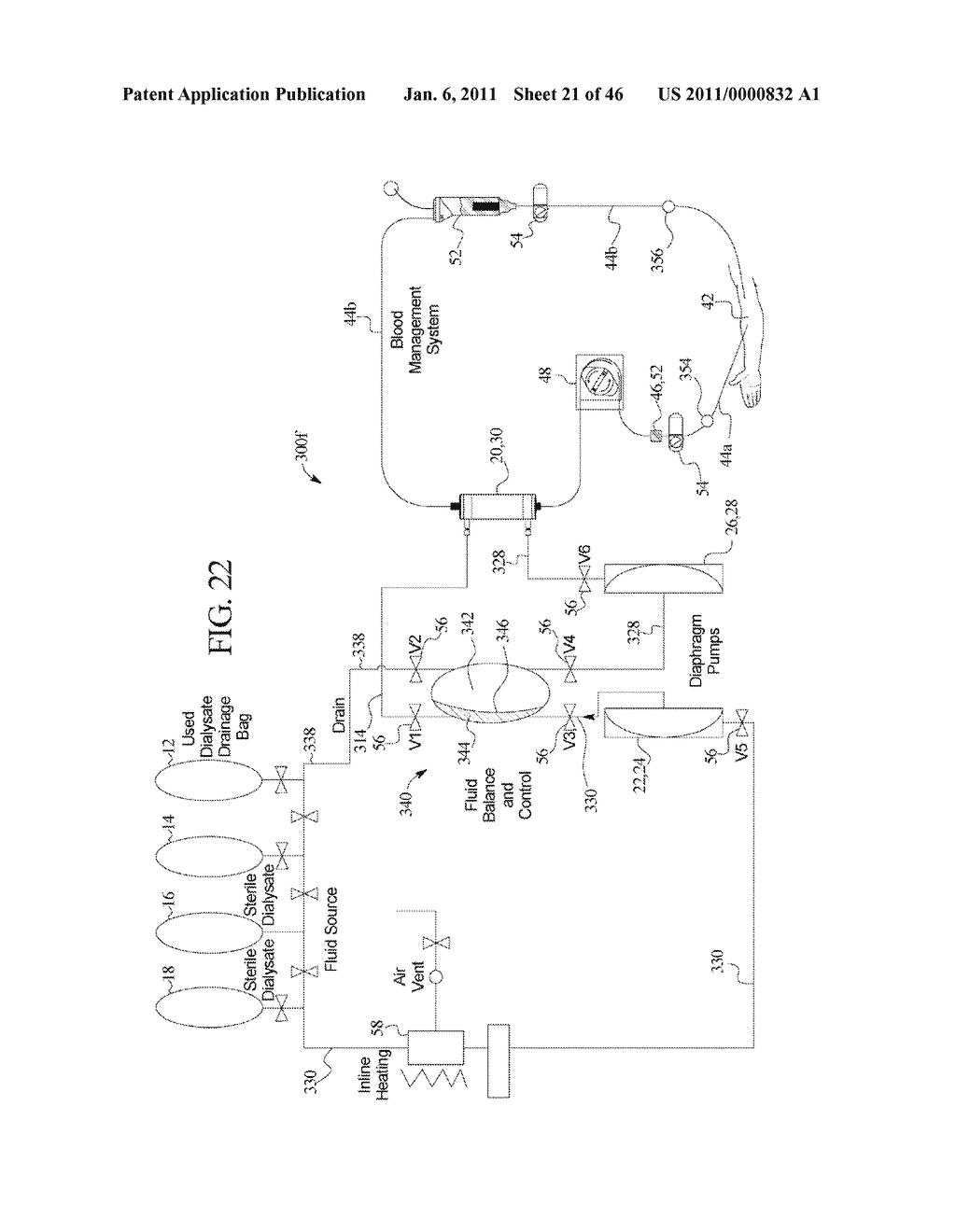 DIALYSIS SYSTEM WITH ENHANCED FEATURES - diagram, schematic, and image 22