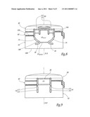 HINGED STOPPER OF PLASTICS MATERIAL diagram and image