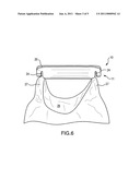 Carrying handle for shopping bags diagram and image