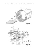 Process for making an aircraft having a floor diagram and image