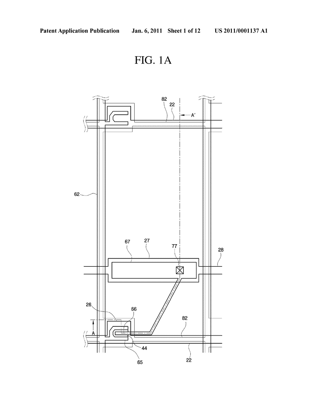 THIN-FILM TRANSISTOR DISPLAY PANEL AND METHOD OF FABRICATING THE SAME - diagram, schematic, and image 02