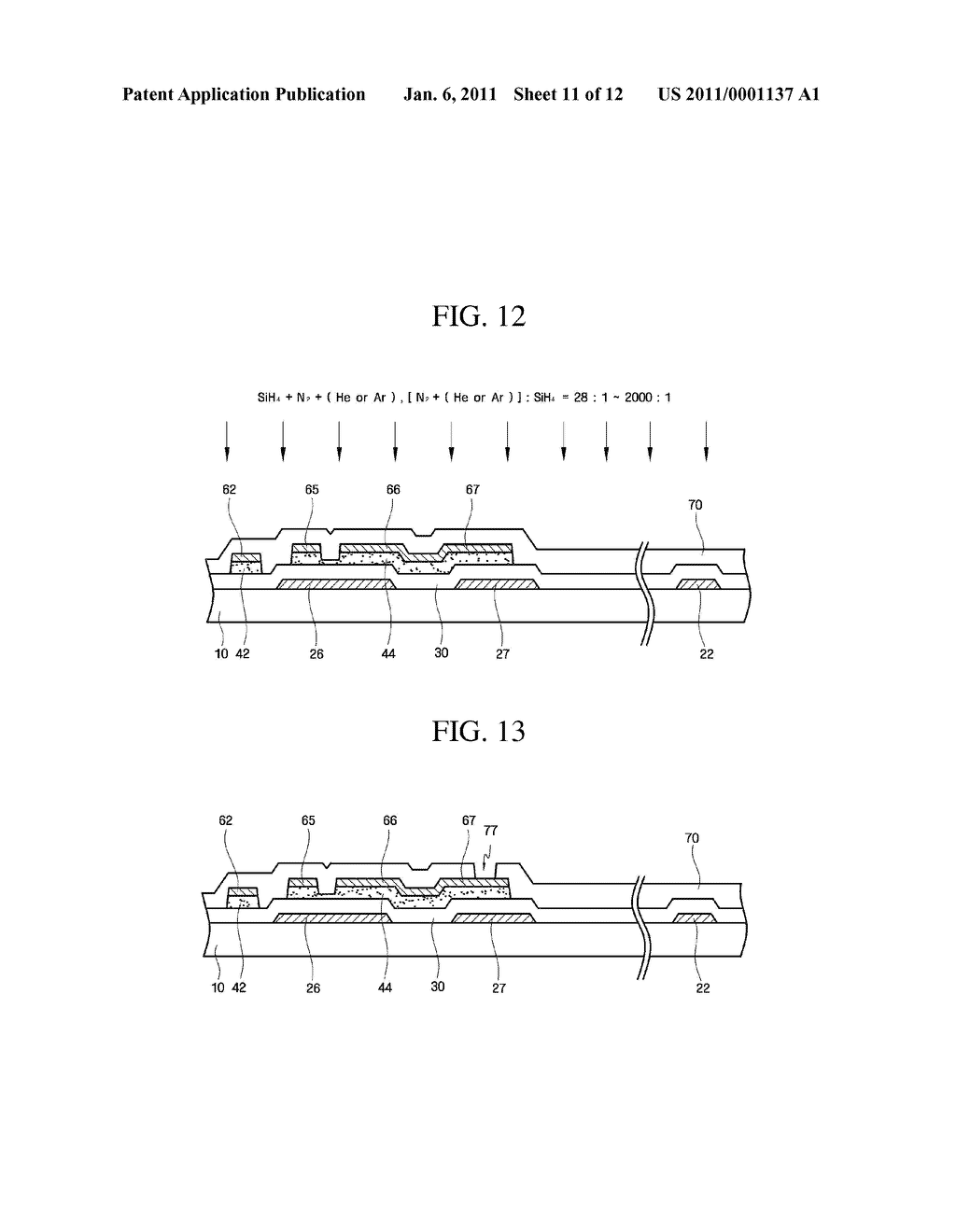THIN-FILM TRANSISTOR DISPLAY PANEL AND METHOD OF FABRICATING THE SAME - diagram, schematic, and image 12
