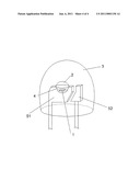 LIGHT EMITTING DIODE AND METHOD FOR FABRICATING THEREOF diagram and image