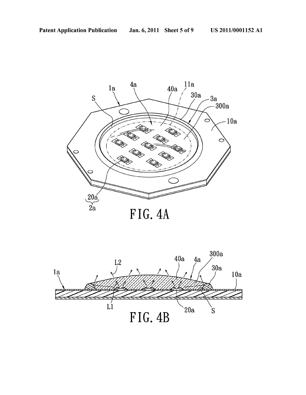 LED PACKAGE STRUCTURE FOR FORMING A STUFFED CONVEX LENS TO ADJUST LIGHT-PROJECTING ANGLE AND METHOD FOR MANUFACTURING THE SAME - diagram, schematic, and image 06