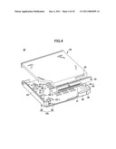 Electronic apparatus, assembly structure of electronic unit, and bracket diagram and image