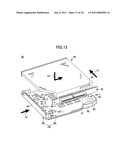 Electronic apparatus, assembly structure of electronic unit, and bracket diagram and image