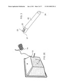 LIGHTING FIXTURE AND METHOD FOR CREATING VISUAL EFFECTS AND METHOD FOR CREATING A DISTORTED IMAGE diagram and image