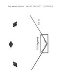 LIGHTING FIXTURE AND METHOD FOR CREATING VISUAL EFFECTS AND METHOD FOR CREATING A DISTORTED IMAGE diagram and image