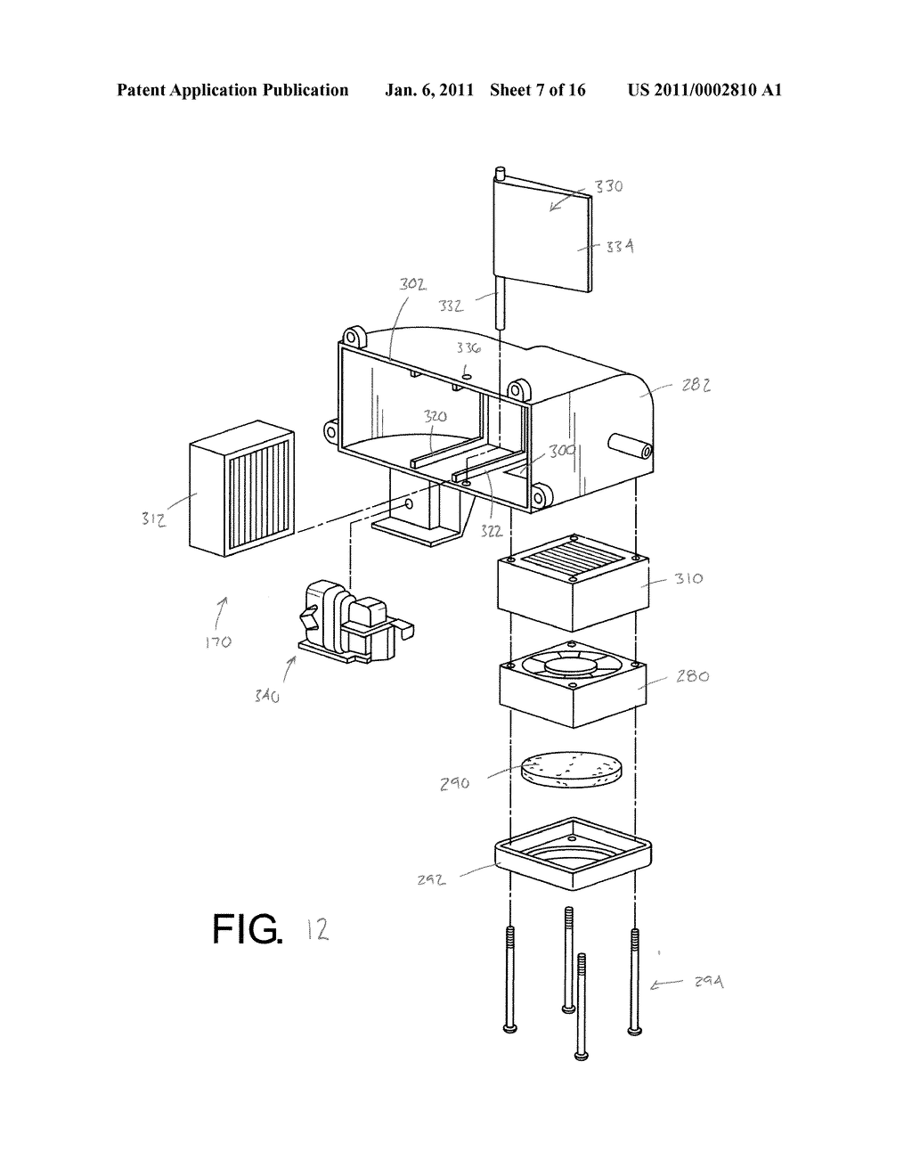 METHOD AND APPARATUS FOR DISINFECTING AND/OR DEODORIZING AN ARTICLE - diagram, schematic, and image 08