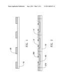 METHOD OF DIE REARRANGEMENT PACKAGE STRUCTURE HAVING PATTERNED UNDER BUMP METALLURGIC LAYER CONNECTING METAL LEAD diagram and image