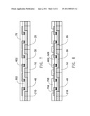 METHOD OF DIE REARRANGEMENT PACKAGE STRUCTURE HAVING PATTERNED UNDER BUMP METALLURGIC LAYER CONNECTING METAL LEAD diagram and image