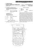 HANDHELD ELECTRONIC DEVICE INCLUDING AUTOMATIC SELECTION OF INPUT LANGUAGE, AND ASSOCIATED METHOD diagram and image