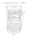 HANDHELD ELECTRONIC DEVICE INCLUDING AUTOMATIC SELECTION OF INPUT LANGUAGE, AND ASSOCIATED METHOD diagram and image