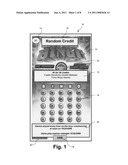 RANDOM CREDIT GENERATION LOTTERY GAME SYSTEM AND METHOD diagram and image