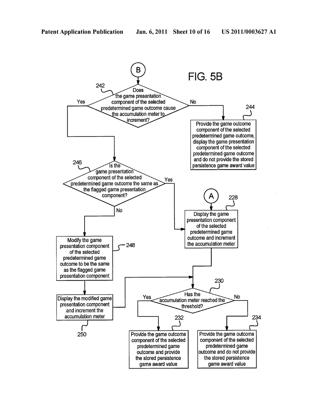 CENTRAL DETERMINATION GAMING SYSTEM AND METHOD FOR PROVIDING A PERSISTENCE GAME WITH PREDETERMINED GAME OUTCOMES - diagram, schematic, and image 11