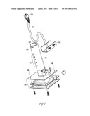 ELECTRICAL CONNECTION IN A SPLIT POST OF A WAGERING GAME CHAIR diagram and image