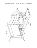 ELECTRICAL CONNECTION IN A SPLIT POST OF A WAGERING GAME CHAIR diagram and image