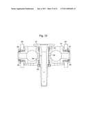 Transmission with connection mechanism for varying tension force diagram and image