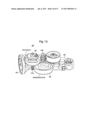 Transmission with connection mechanism for varying tension force diagram and image