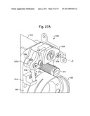 Transmission with connection mechanism for varying tension force diagram and image