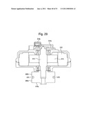 Transmission with connection mechanism for varying tension force diagram and image