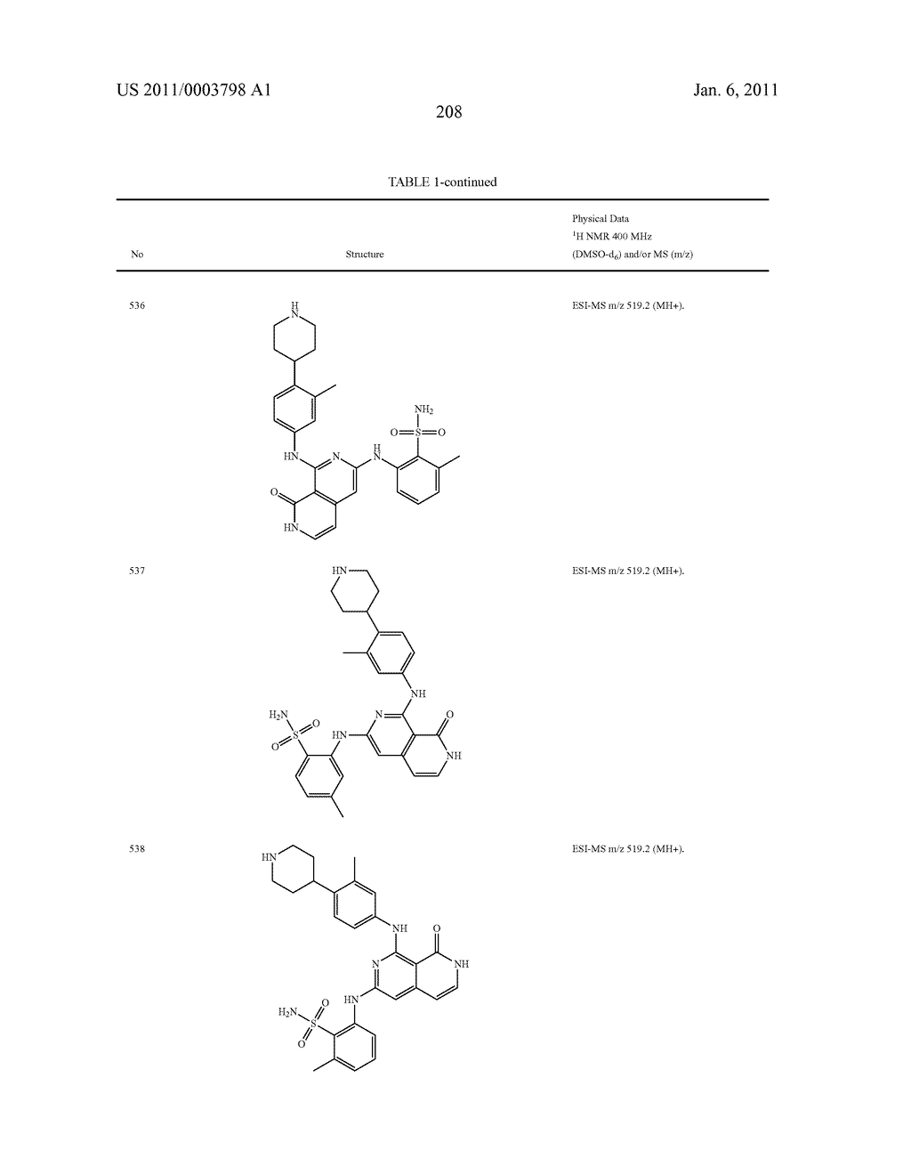 COMPOUNDS AND COMPOSITIONS AS KINASE INHIBITORS - diagram, schematic, and image 209