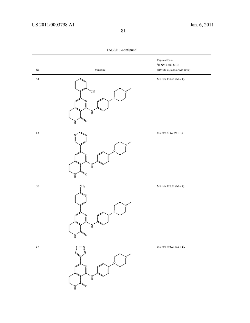 COMPOUNDS AND COMPOSITIONS AS KINASE INHIBITORS - diagram, schematic, and image 82
