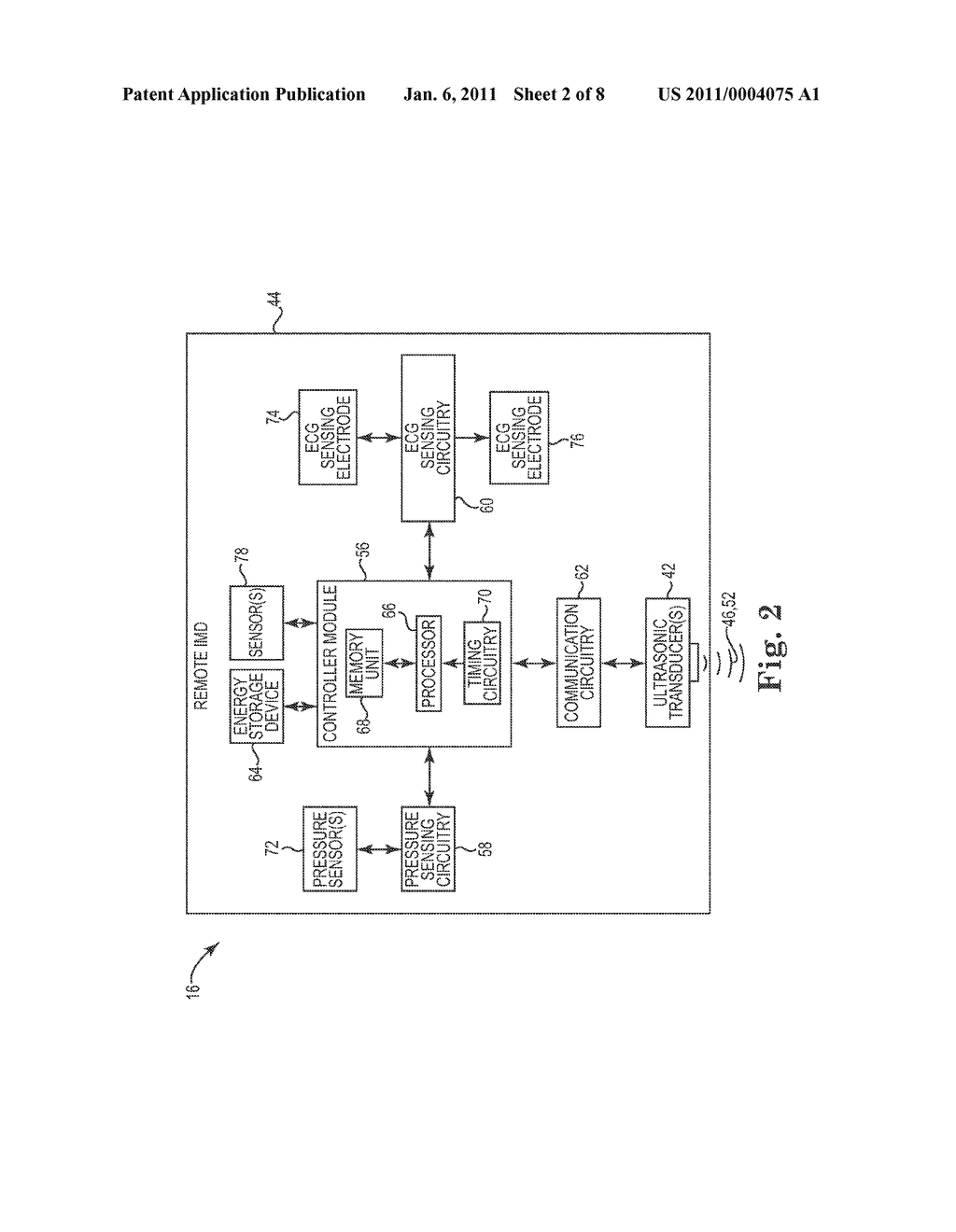 VASCULAR PRESSURE SENSOR WITH ELECTROCARDIOGRAM ELECTRODES - diagram, schematic, and image 03