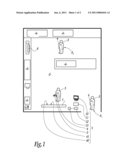 DEVICE FOR THE COLLECTION AND PROCESSING OF INFORMATION RELATING TO THE EXPOSURE OF ONE OR MORE PERSONS TO ONE OR MORE PRODUCTS OF CHEMICAL OR BIOLOGICAL ORIGIN AND METHOD FOR THE USE OF SUCH A DEVICE diagram and image