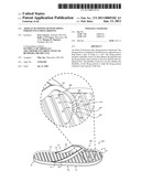 Article of Footwear with Thong Portion Including Grooves diagram and image
