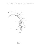 Article of Footwear with Thong Portion Including Grooves diagram and image