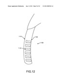 Article of Footwear with Thong Portion Including Grooves diagram and image