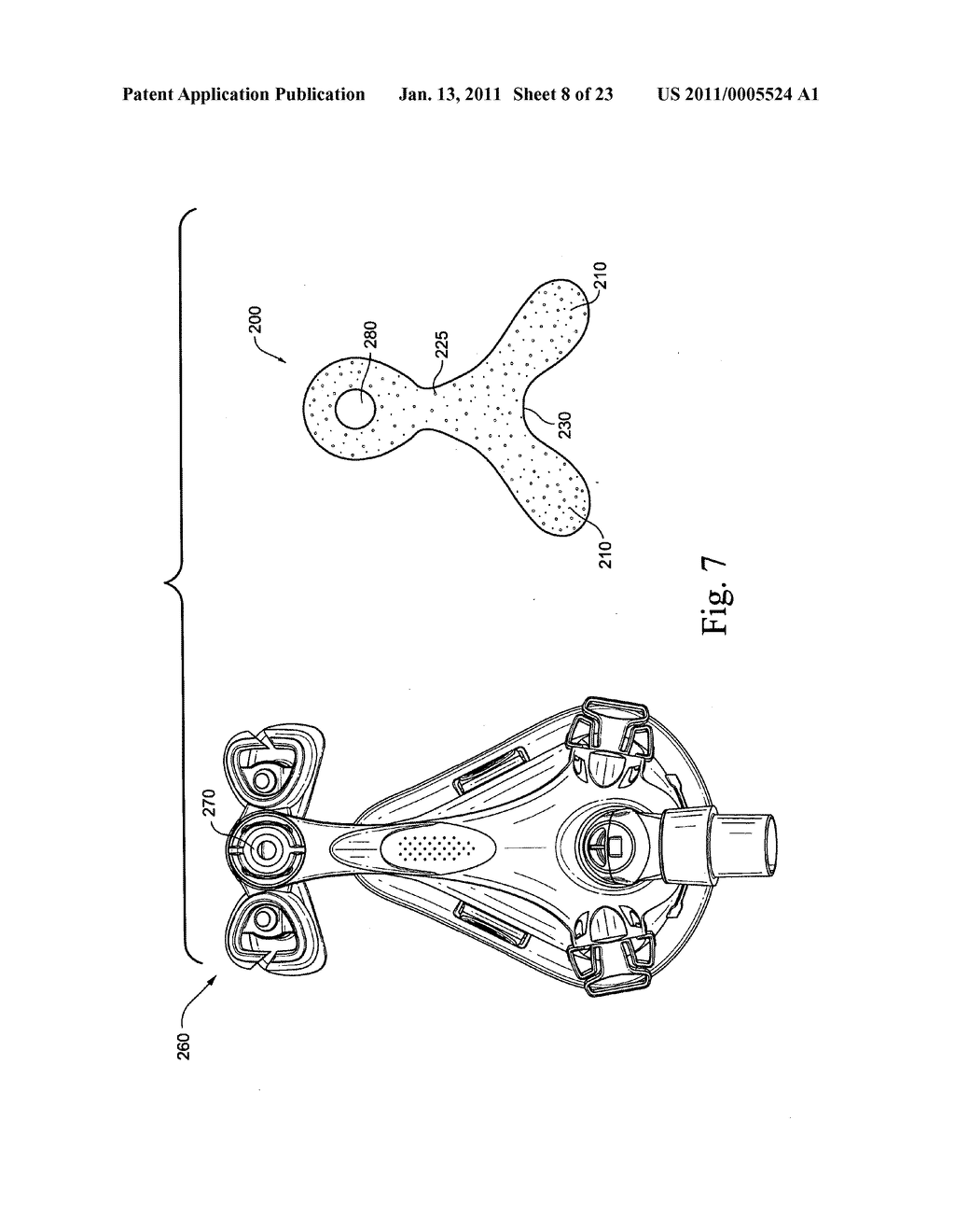 Pad for a mask - diagram, schematic, and image 09