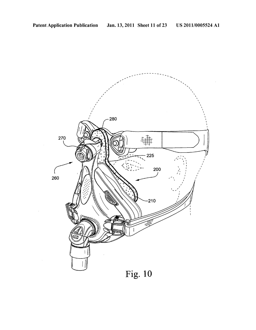 Pad for a mask - diagram, schematic, and image 12