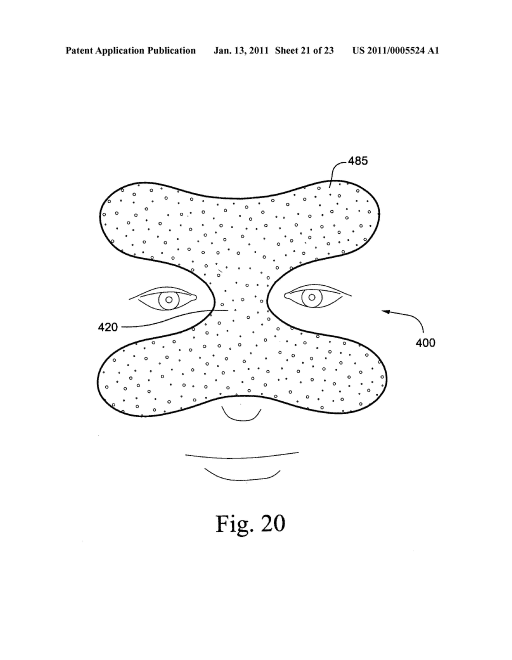 Pad for a mask - diagram, schematic, and image 22