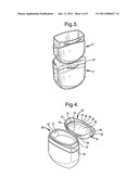 STACKABLE COSMETIC JAR diagram and image