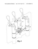 FROZEN CONFECTION MACHINE HAVING SIMULTANEOUS DISPENSING OF TWO FLAVORS WITH CLOG INHIBITING MECHANISM diagram and image