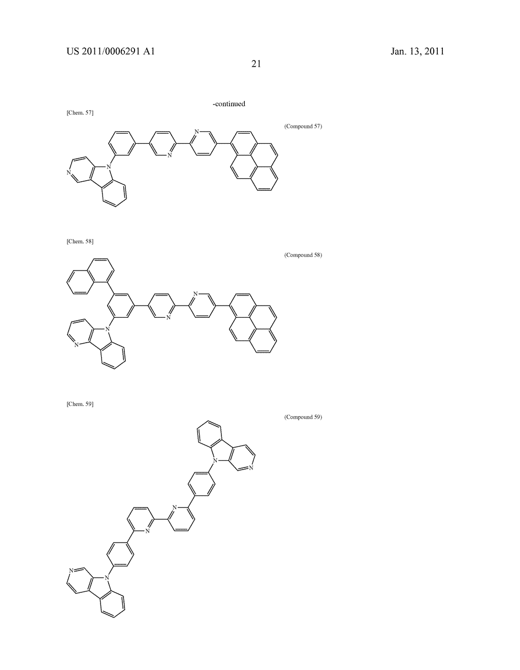 COMPOUND HAVING SUBSTITUTED PYRIDYL GROUP AND PYRIDOINDOLE RING STRUCTURE LINKED THROUGH PHENYLENE GROUP, AND ORGANIC ELECTROLUMINESCENT DEVICE - diagram, schematic, and image 24
