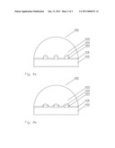 LIGHT-EMITTING DEVICE WITH A SEMI-REMOTE PHOSPHOR COATING diagram and image