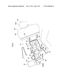 MOUNTING STRUCTURE OF KNEE AIRBAG DEVICE AND ELECTRIC POWER STEERING DRIVE MOTOR diagram and image