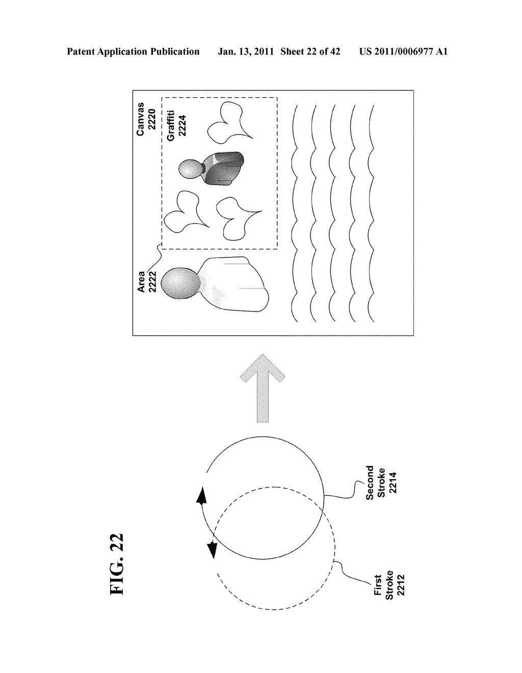 SYSTEM AND METHOD FOR CONVERTING GESTURES INTO DIGITAL GRAFFITI - diagram, schematic, and image 23