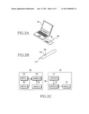 PEN TYPE INPUT DEVICE AND INPUT METHOD USING THE SAME diagram and image