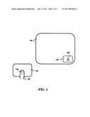 Virtual touch screen system diagram and image