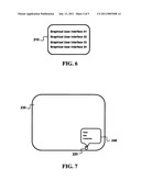 Virtual touch screen system diagram and image