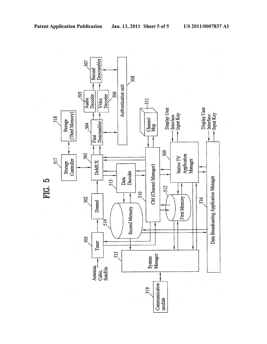 DTV RECEIVER AND METHOD OF PROCESSING BROADCAST SIGNAL IN DTV RECEIVER - diagram, schematic, and image 06