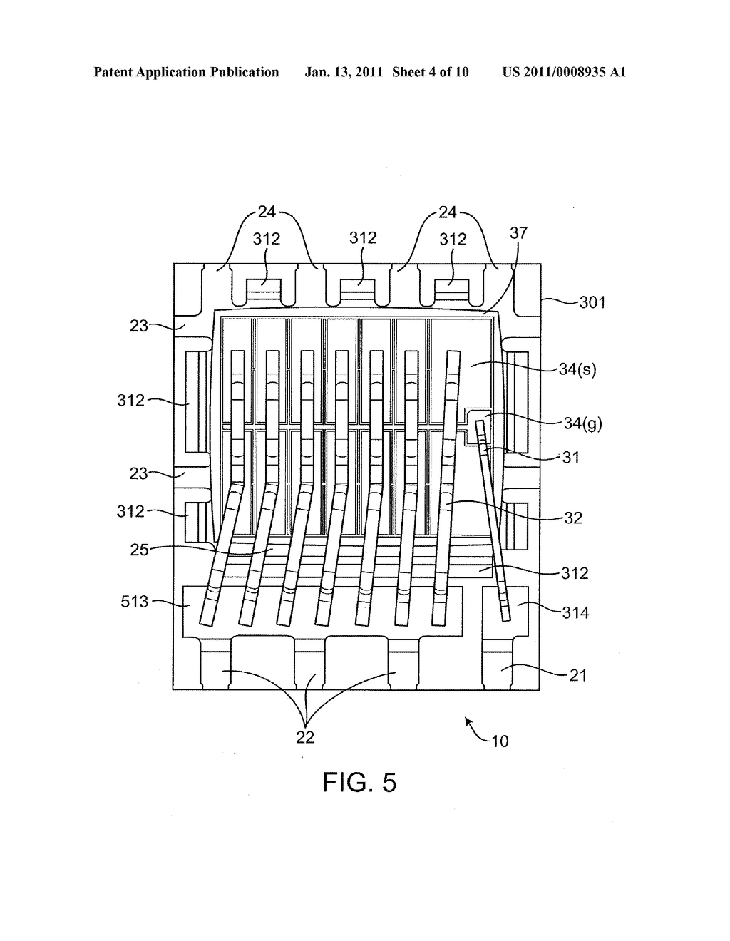 SEMICONDUCTOR DIE PACKAGE INCLUDING LEADFRAME WITH DIE ATTACH PAD WITH FOLDED EDGE - diagram, schematic, and image 05